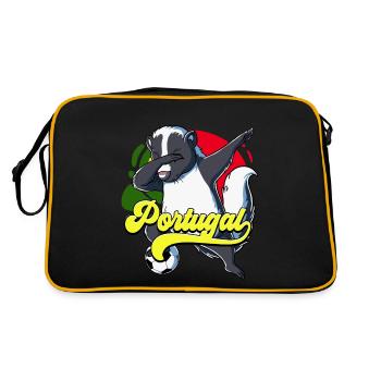 Portugal Football - Sac Retro - noir/or - Dos