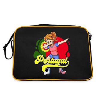 Portugal Football - Sac Retro - noir/or - Dos