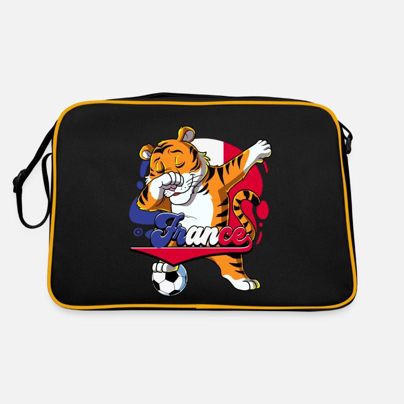 Frankreich Fußball Retro Tasche