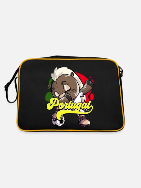 Portugal Football - Sac Retro - noir/or