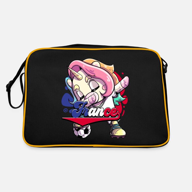 Frankreich Fußball Retro Tasche