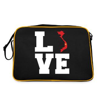 Cher cadeau Vietnam - Sac Retro - noir/or - Dos