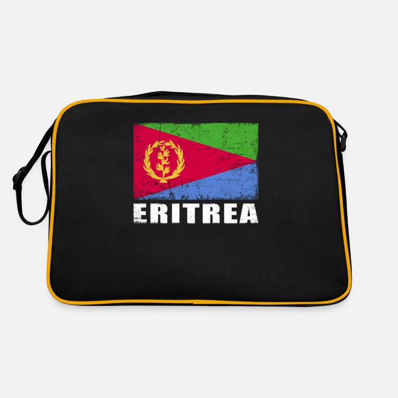 Drapeau de l’Érythrée Grunge Drapeau de l’Érythrée Sac Retro