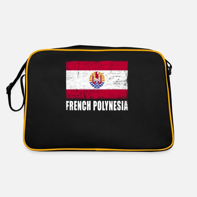 drapeau de la Polynésie Français Sac Retro