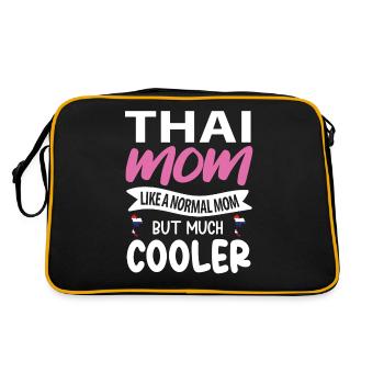 Thai Mom Gift - Retro Bag - black/gold - Back
