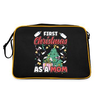 Grossesse Maman Pour Être Noël Design pour un Noël - Sac Retro - noir/or - Dos