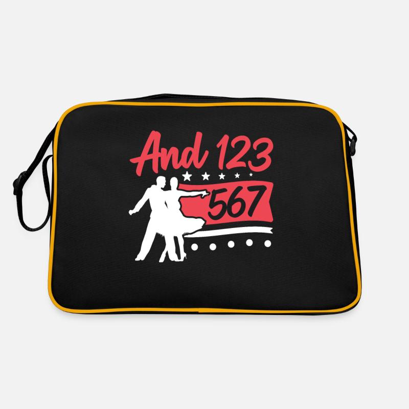 Salsa Tänzerin Latin Dancing und 123 567 Salsa Retro Tasche