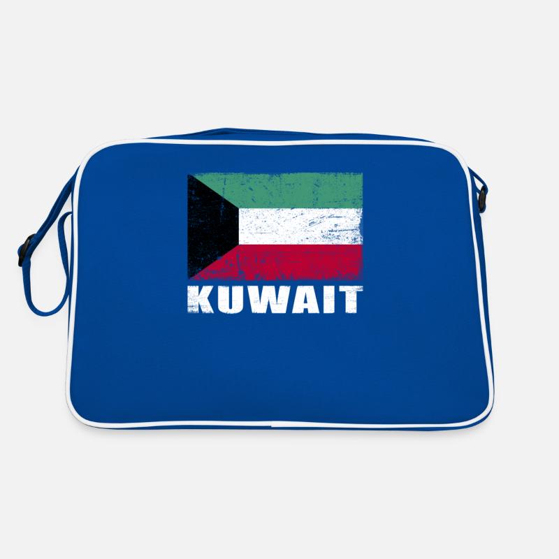 Kuwait Flag Grunge Kuwait Flag Retro Bag
