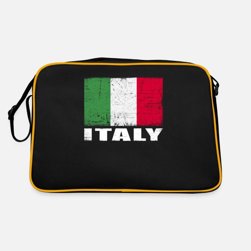 Italie Drapeau Grunge Italie Drapeau Sac Retro