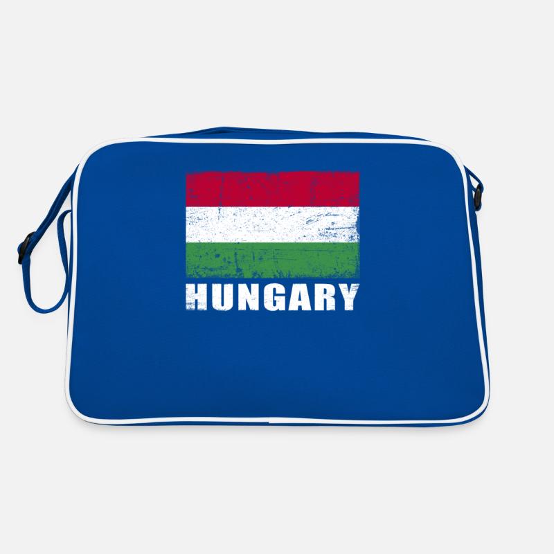 Hongrie Drapeau Grunge Hongrie Drapeau Sac Retro