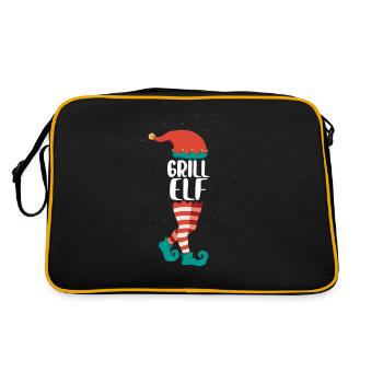 Christmas Elf Partner Look Design Elfes de Noël - Sac Retro - noir/or - Dos
