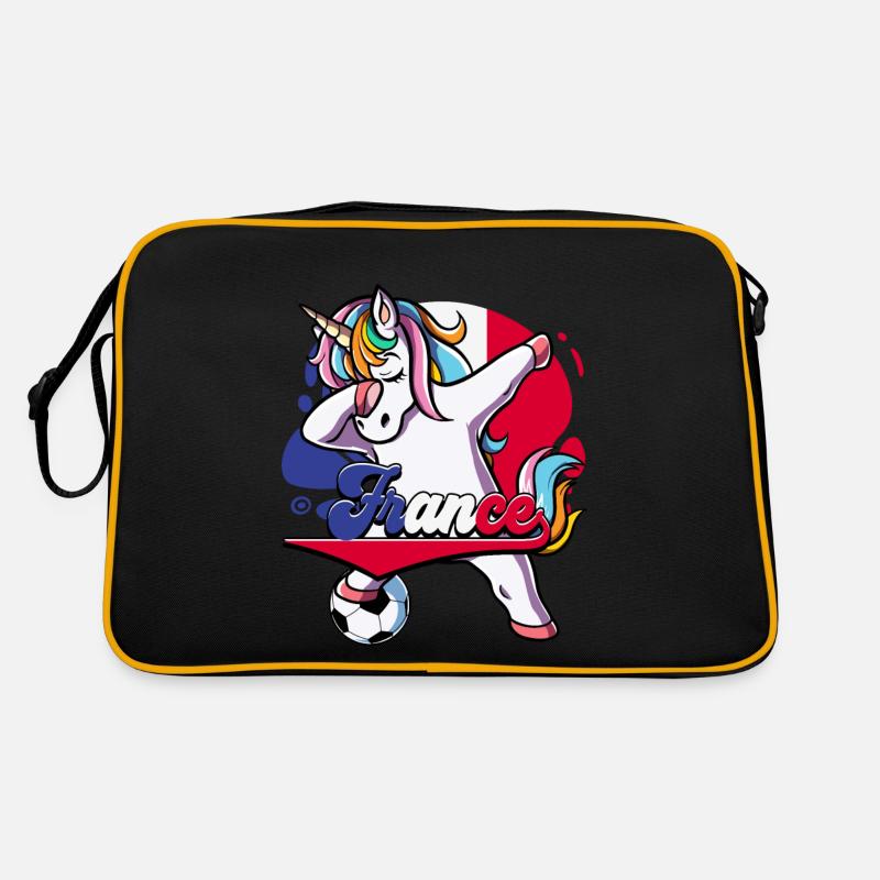 Frankreich Fußball Retro Tasche
