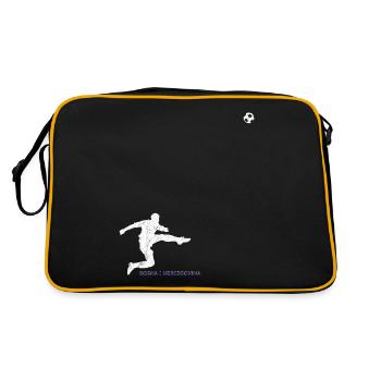 Football Bosnia and Herzegovina Bosna Fudbal - Retro Bag - black/gold - Back