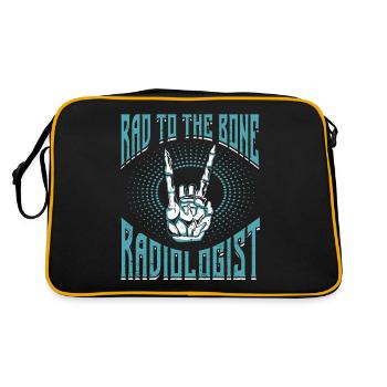 Rad To The Bone Radiologist X-Ray CT Technicians - Retro Bag - black/gold - Back