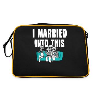 Je me suis marié dans cette famille Sweet - Sac Retro - noir/or - Dos