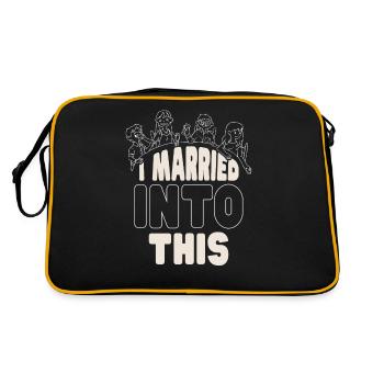 Je me suis marié dans cette famille - Sac Retro - noir/or - Dos
