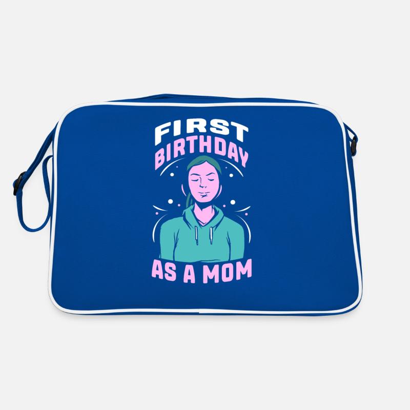 Erster Geburtstag Als Mutter Party Mama Mami Retro Tasche