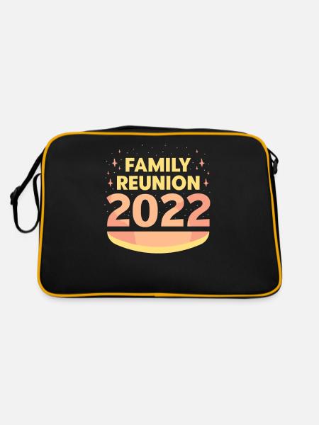 Équipe de regroupement familial 2022 - Sac Retro - noir/or - Dos
