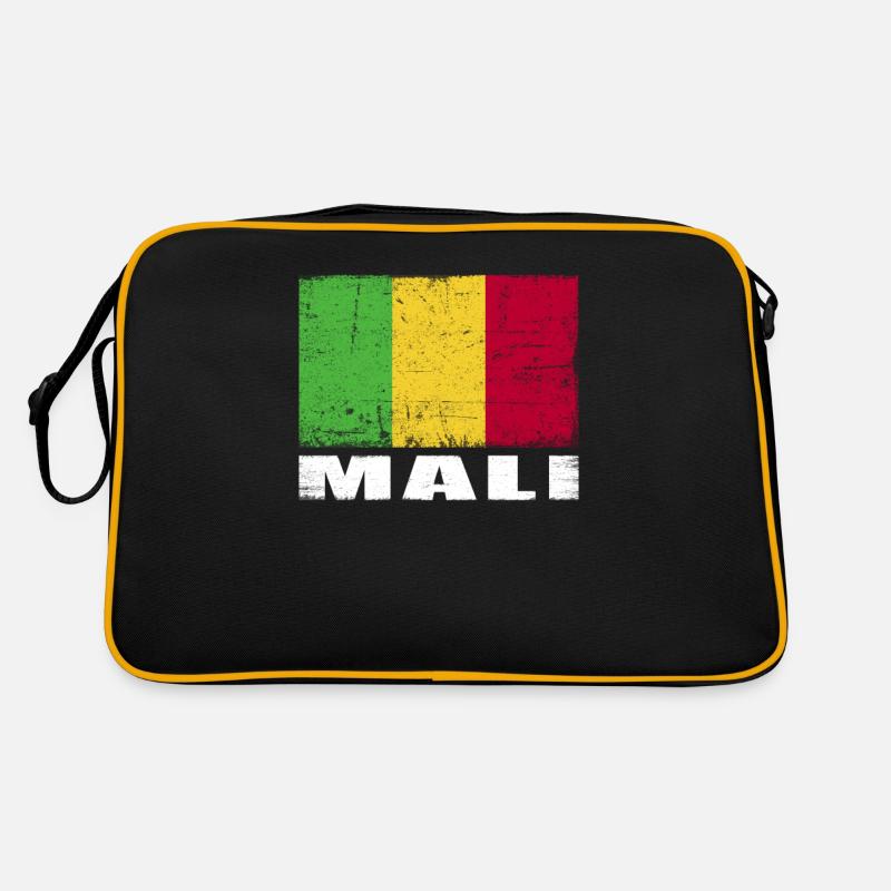 Mali Flag Grunge Mali Flag Retro Bag