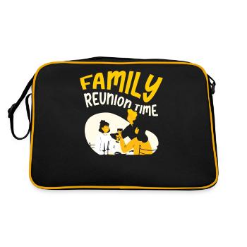 Équipe de réunion de famille Famille Süß - Sac Retro - noir/or - Dos