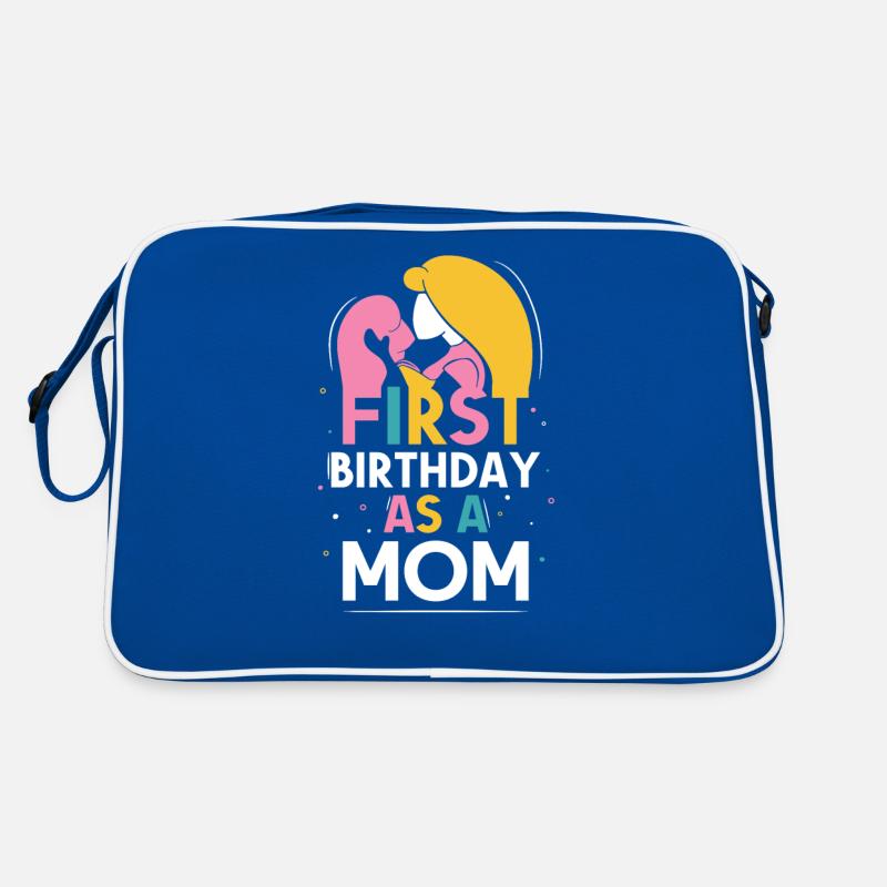 Erster Geburtstag Als Mutter Mama Mami Party Retro Tasche