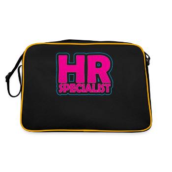 Spécialiste rh Ressources humaines personnelles Gestionnaire des ressources humaines - Sac Retro - noir/or - Dos