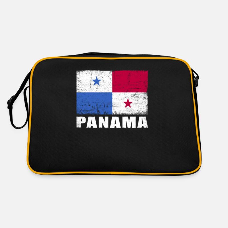 Panama Flag Grunge Panama Flag Sac Retro