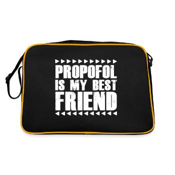 Anesthésie au propofol - Sac Retro - noir/or - Dos