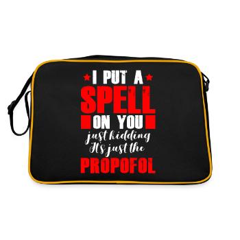 Magic Propofol Anesthésiste Anesthésie - Sac Retro - noir/or - Dos