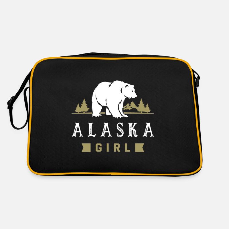 Alaska Mädchen Retro Tasche