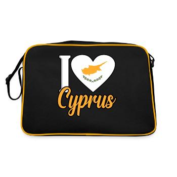 Chypre - Sac Retro - noir/or - Dos