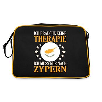 Chypre - Sac Retro - noir/or - Dos