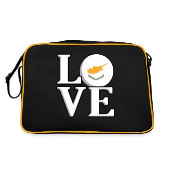 Chypre - Sac Retro - noir/or - Dos