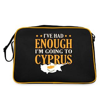 Chypre - Sac Retro - noir/or - Dos
