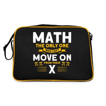 Math Mathematics Science Math Gift - Retro Bag - black/gold - Back
