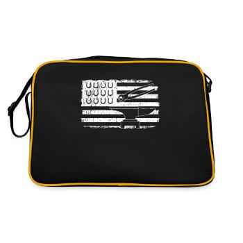 Drapeau des États-Unis Patriot America Farrier - Sac Retro - noir/or - Dos