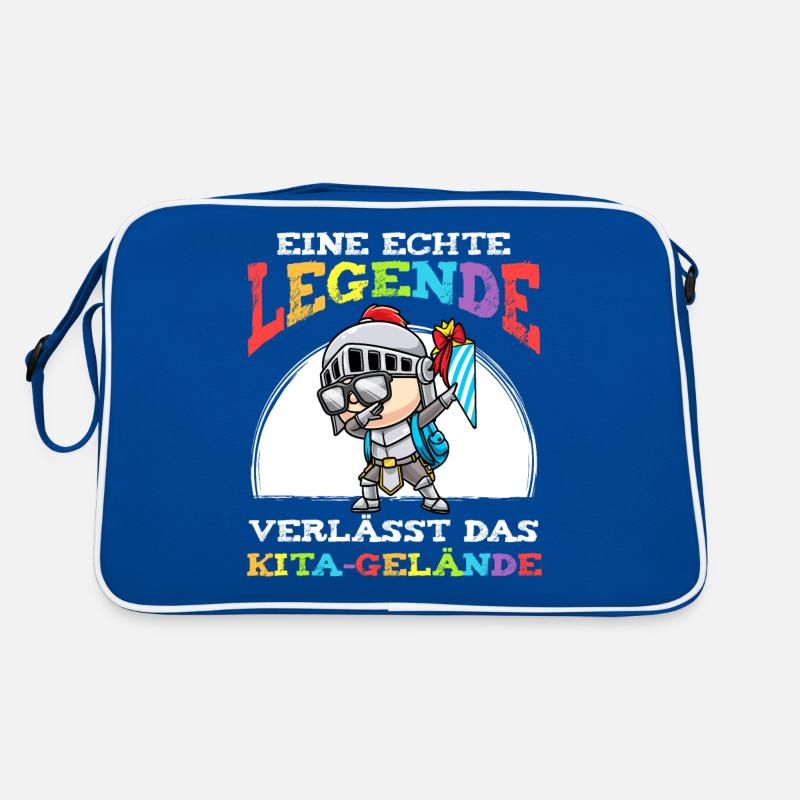 Schulkind Einschulung Ritter Retro Tasche