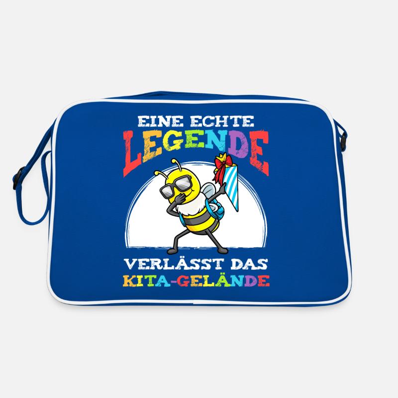 Schulkind Einschulung Biene Retro Tasche