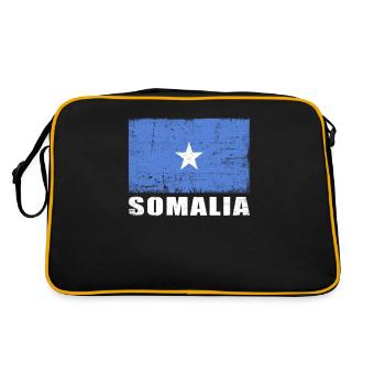 Somalie Drapeau Grunge Somalie Drapeau - Sac Retro - noir/or - Dos