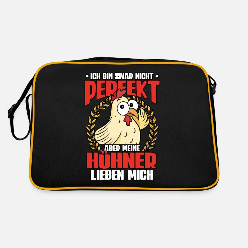 Huhn Hühner Retro Tasche