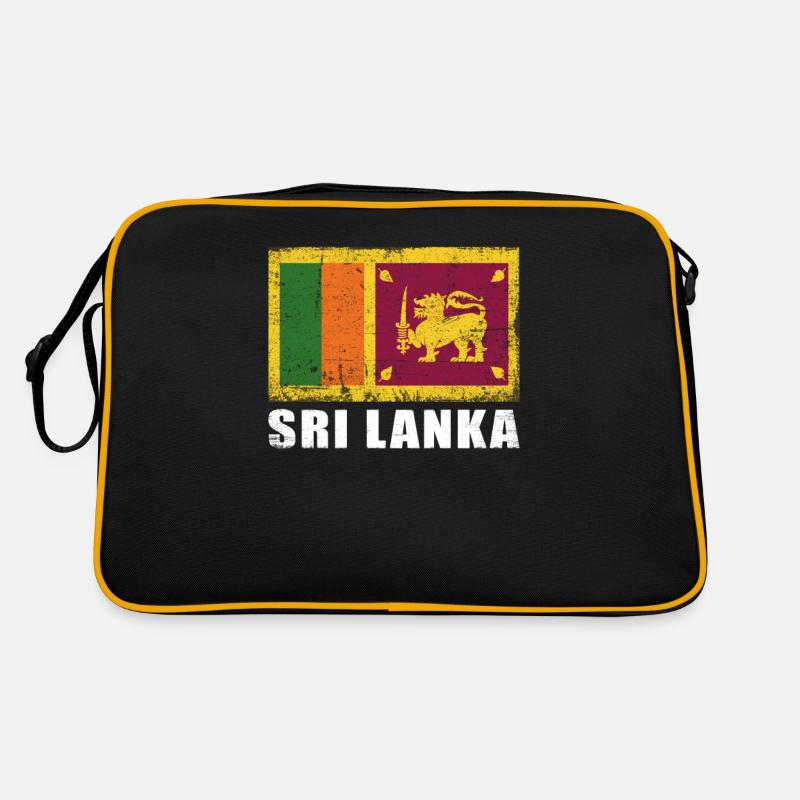 Drapeau du Sri Lanka Grunge Drapeau du Sri Lanka Sac Retro