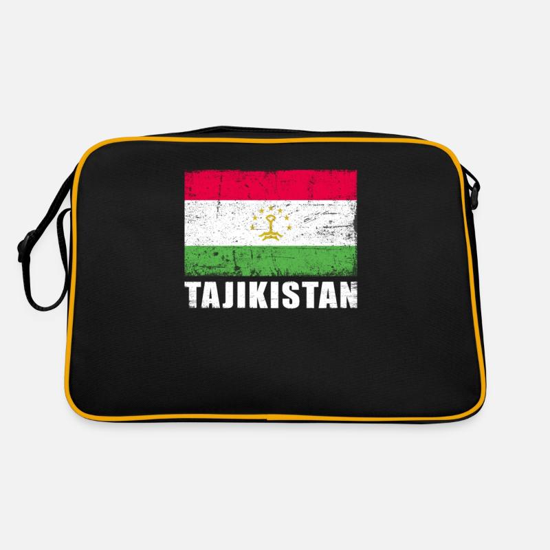 Drapeau du Tadjikistan Grunge Drapeau du Tadjikistan Sac Retro