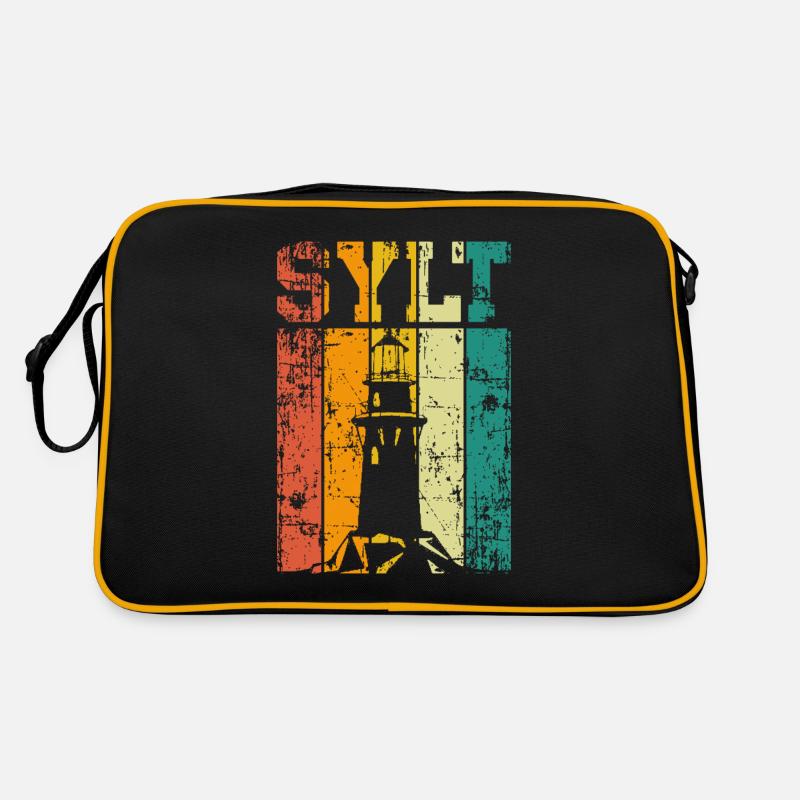 Sylt Leuchtturm Retro Tasche