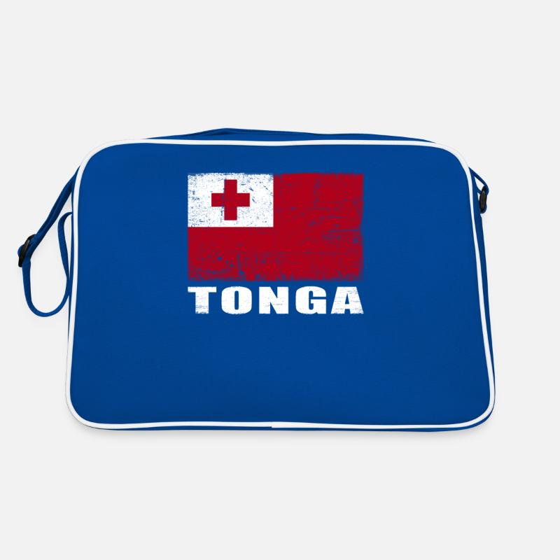 Drapeau des Tonga Grunge Drapeau des Tonga Sac Retro