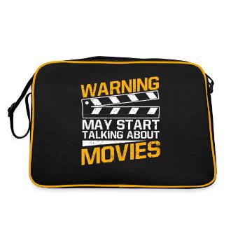 Cinéphiles Cinéma Critiques de cinéma Cinéphiles - Sac Retro - noir/or - Dos