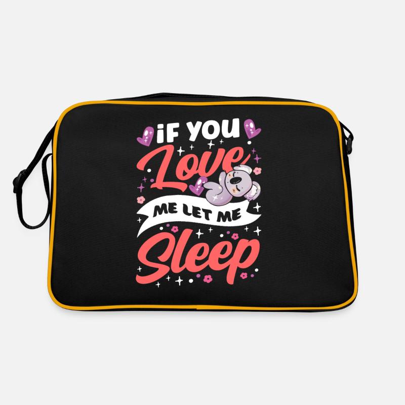 Si tu m’aimes, laisse-moi dormir Koala Sac Retro
