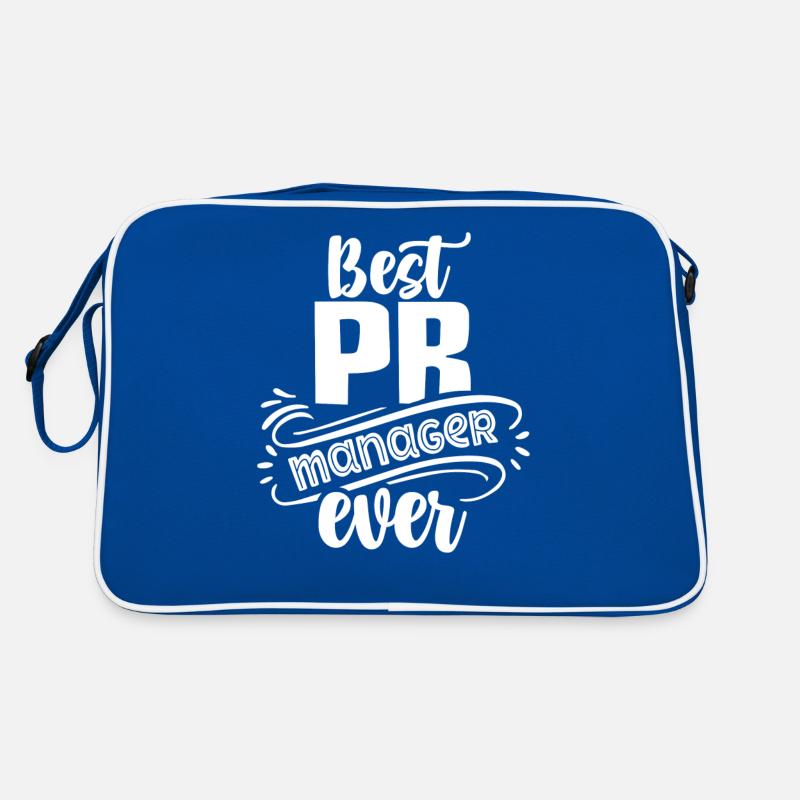 Bester Pr Manager Überhaupt Beruf Public Relations Retro Tasche