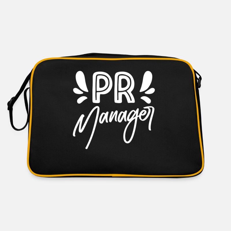 Pr Manager Job Profession Public Relations Retro Bag