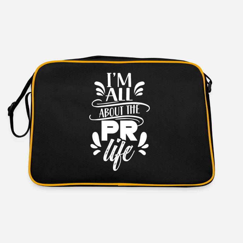 For me, it's about pr life Public Relations profession Retro Bag