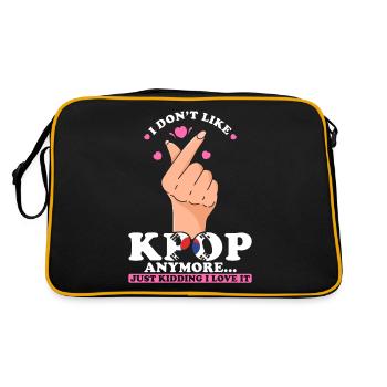 K-pop J’adore la K-pop - Sac Retro - noir/or - Dos